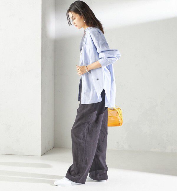 SHIPS for women「《予約》〈手洗い可能〉麻 コットン オールインワン」|オールインワン|