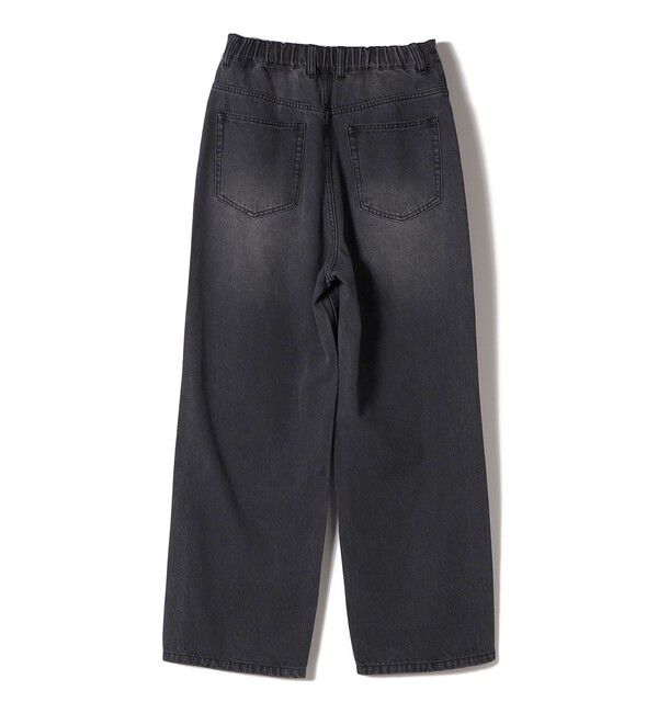 SHIPS for women「〈洗濯機可能〉ドロスト イージー デニム パンツ(ダークグレー)」|デニム|