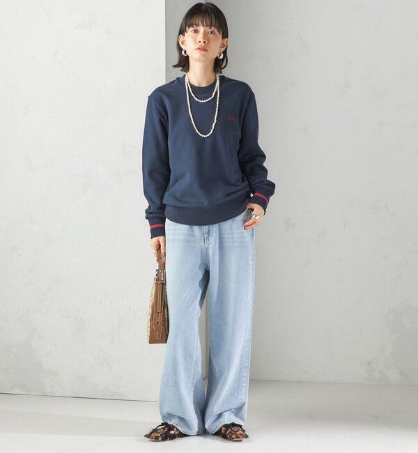 SHIPS for women「〈洗濯機可能〉ドロスト イージー デニム パンツ」|デニム|