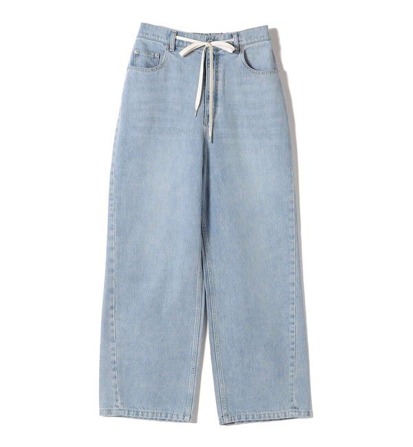 SHIPS for women「〈洗濯機可能〉ドロスト イージー デニム パンツ」|デニム|