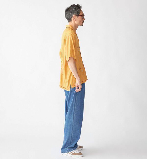 SHIPS「RAJAT: ハンド エンブロイダリー バック ショートスリーブ シャツ」|シャツ・ブラウス|