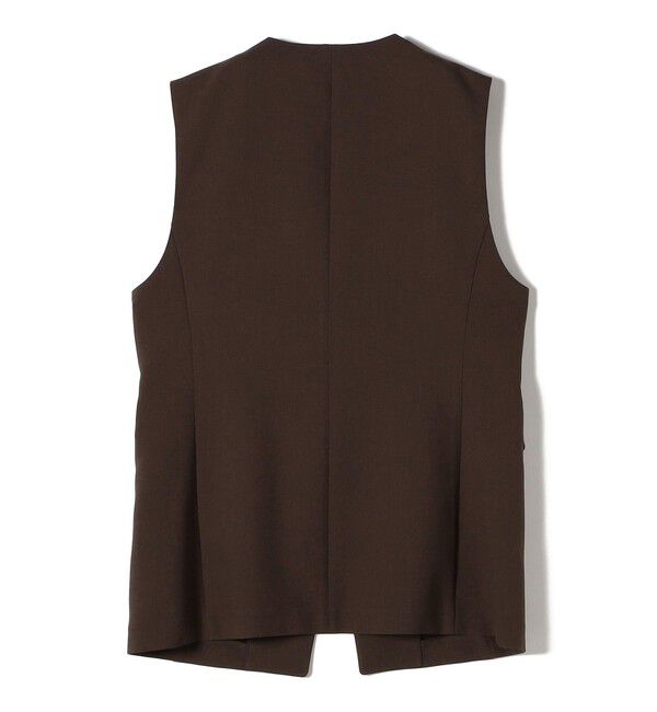 SHIPS for women「〈手洗い可能〉ハイカウント ダブルクロス ジレ」|ベスト・ジレ|