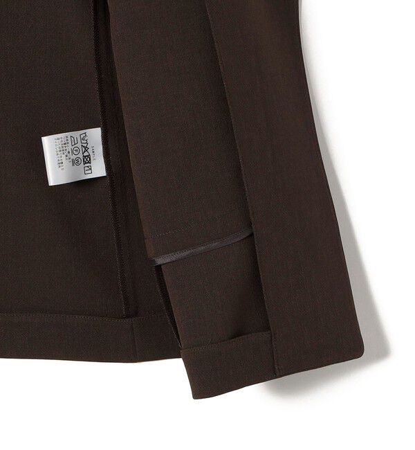 SHIPS for women「〈手洗い可能〉ハイカウント ダブルクロス ジレ」|ベスト・ジレ|