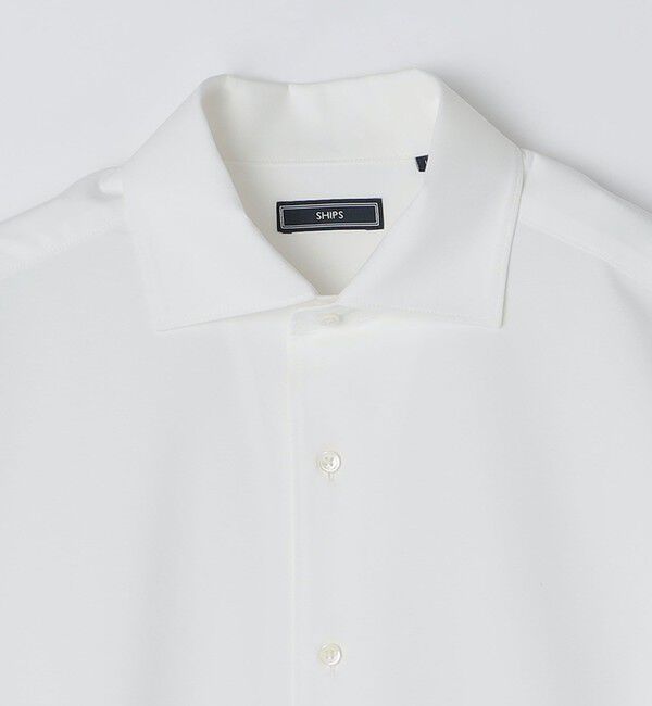 SHIPS「SHIPS: ジャージー ソリッド ワンピースカラー シャツ」|Tシャツ・カットソー|