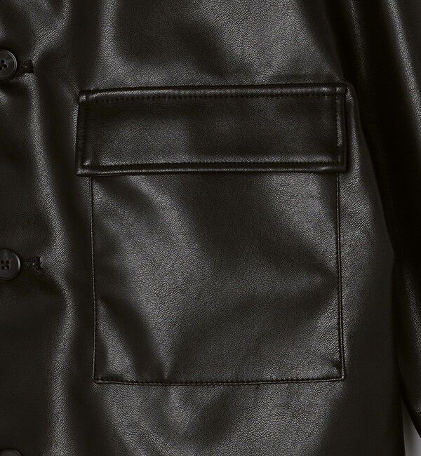 SHIPS Colors 「SHIPS Colors:合成皮革 CPO シャツジャケット◇」|ブルゾン・スタジャン|