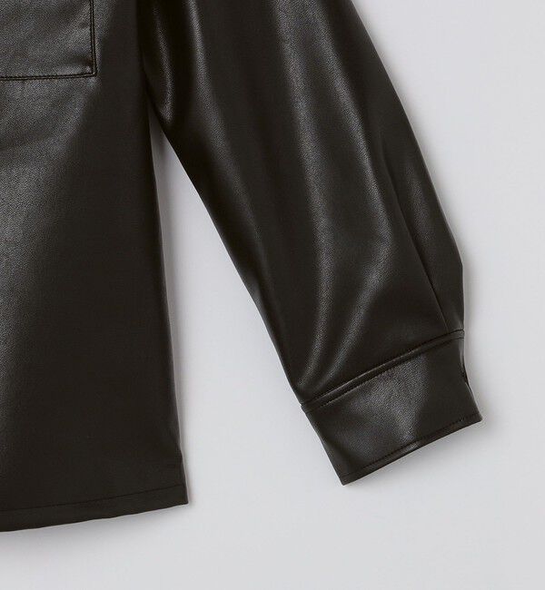 SHIPS Colors 「SHIPS Colors:合成皮革 CPO シャツジャケット◇」|ブルゾン・スタジャン|