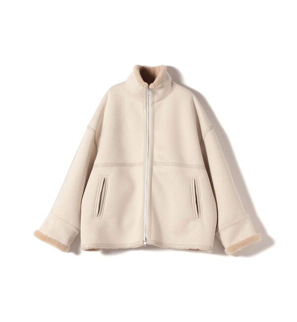 SHIPS for women「フェイク ムートン ジップ コート」|その他|
