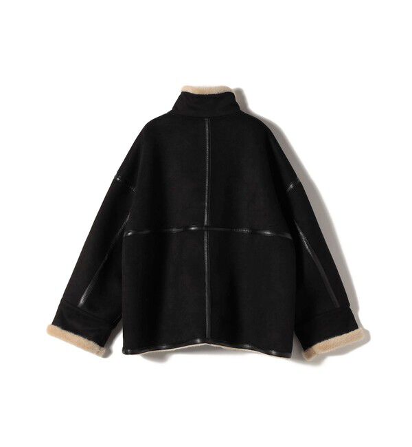 SHIPS for women「フェイク ムートン ジップ コート」|その他|