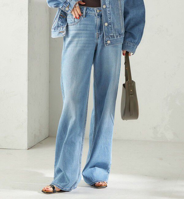 SHIPS for women「《予約》【SHIPS EXCLUSIVE】Levi&rsquo;s: LOW LOOSE ライトオンス」|デニム|