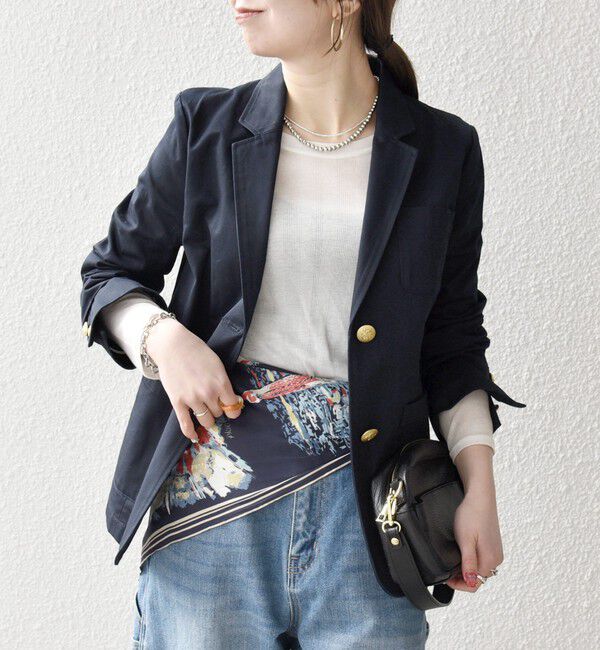 SHIPS any「SHIPS any: チノ ブレザー シングル ジャケット」|テーラードジャケット|