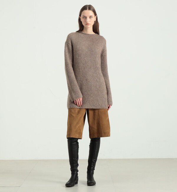 BACCA「アルパカラメミックス ニットワンピース」|ニット・セーター|