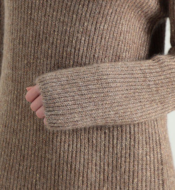 BACCA「アルパカラメミックス ニットワンピース」|ニット・セーター|