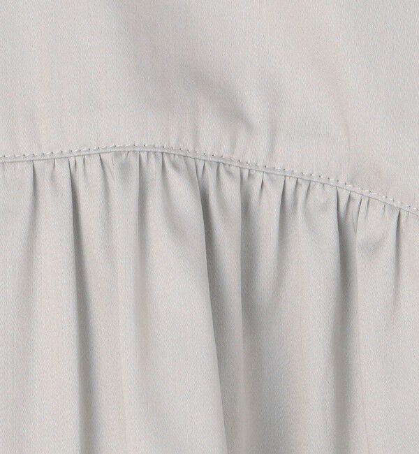 Ballsey「ハイカウントサテン スタンドカラーシャツ」|シャツ・ブラウス|