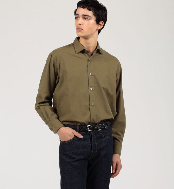 TOMORROWLAND BUYING WEAR「ERRICO FORMICOLA コットンネル レギュラーカラーシャツ」|シャツ・ブラウス|