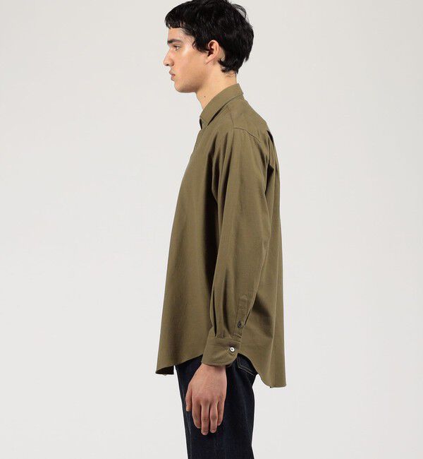 TOMORROWLAND BUYING WEAR「ERRICO FORMICOLA コットンネル レギュラーカラーシャツ」|シャツ・ブラウス|