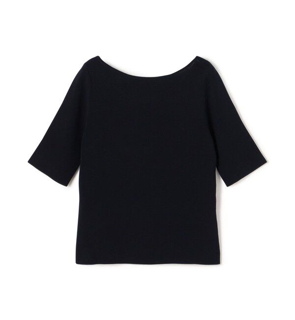 DES PRES「ハイツイストドライコットン ハーフスリーブプルオーバー」|ニット・セーター|69 ネイビー