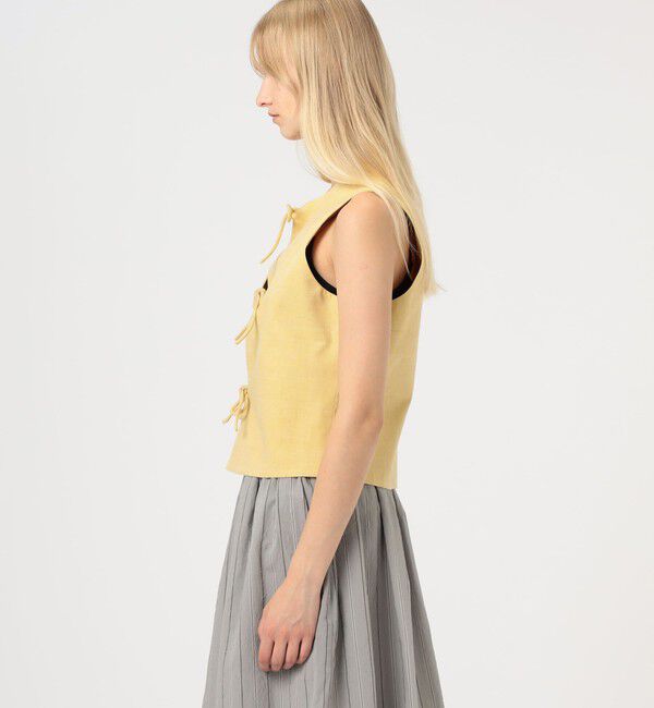 TOMORROWLAND GOODS「LUTCHMIAH RIBBON ベスト」|ベスト・ジレ|