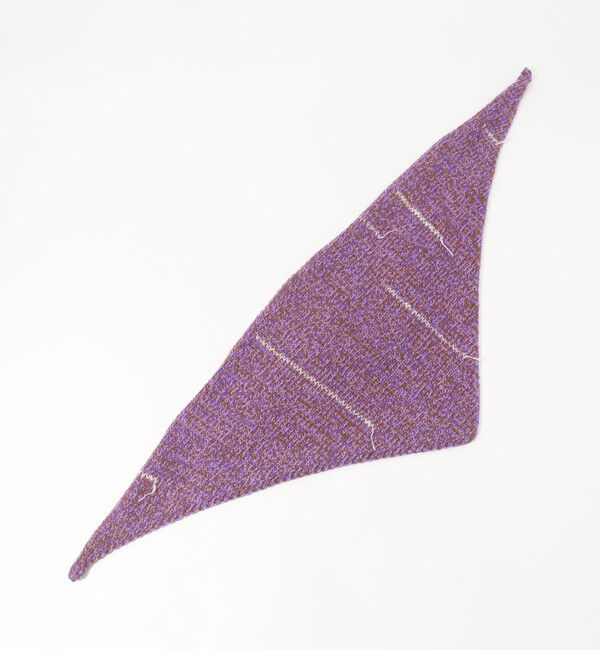 TOMORROWLAND GOODS「ASAUCE MELER カシミヤステッチ トライアングルストール」|ストール|