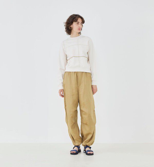 GALERIE VIE「レンシルコットンジャージー クルーネックプルオーバー」|スウェット・ジャージ|