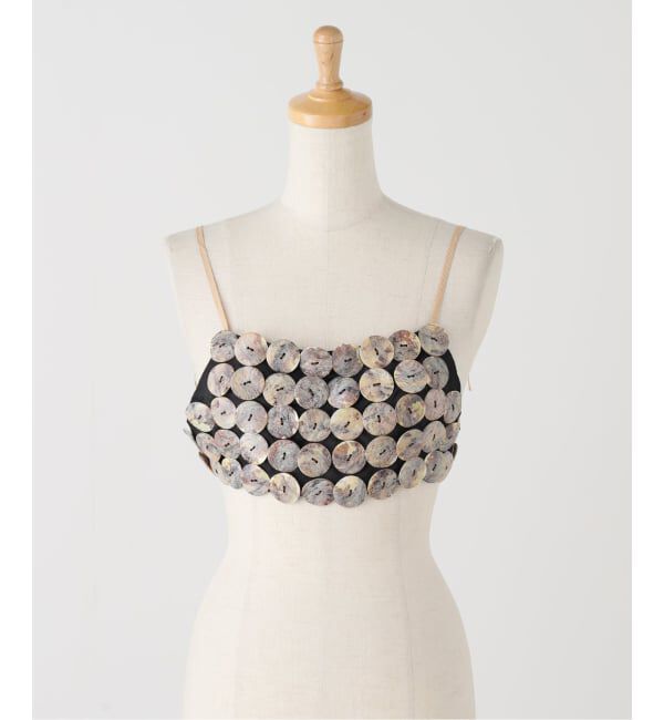  「PONTI SHELL BUTTON TOP PO2R014：ビスチェ」|シャツ・ブラウス|