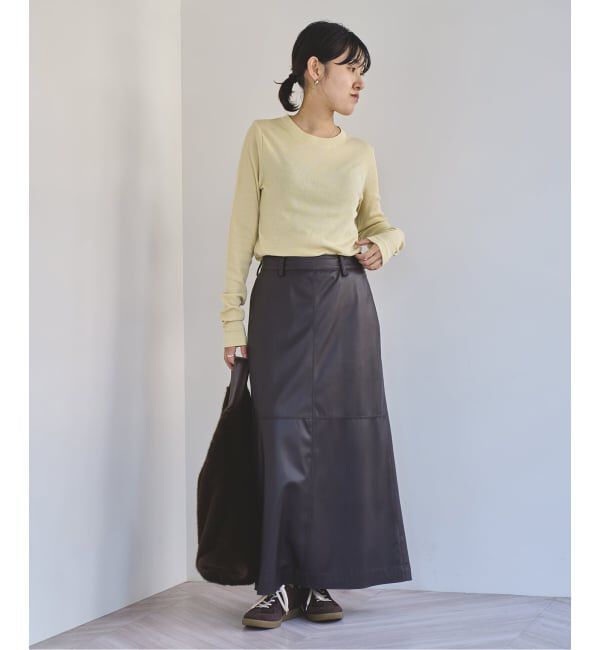 EMILYWEEK「《追加》コットンカシミヤテレコクループルオーバー」|Tシャツ・カットソー|