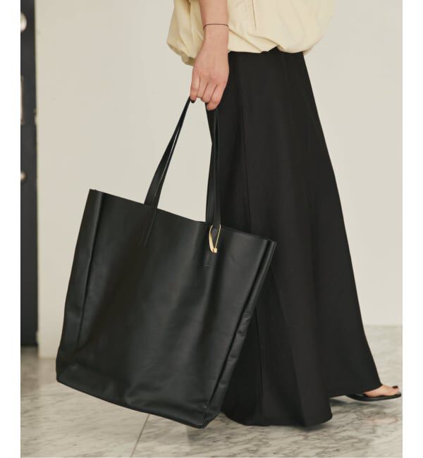Plage「《追加》les Tendre leather tote バッグ」|トートバッグ|ブラック