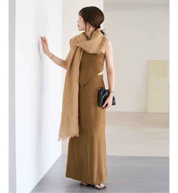 Plage「《予約》suede mini ストール」|バンダナ・スカーフ|