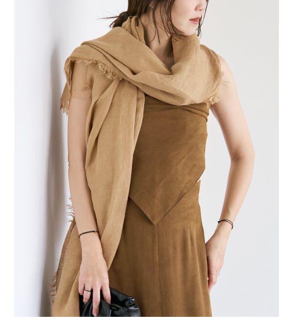 Plage「《予約》suede mini ストール」|バンダナ・スカーフ|