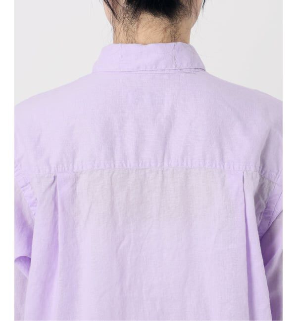 SLOBE IENA「リネンコットンレギュラーシャツ」|シャツ・ブラウス|