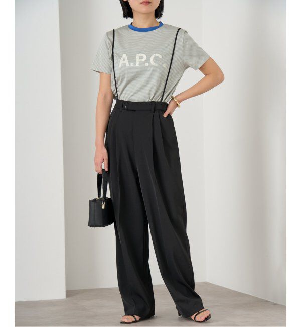 IENA「《追加4》サスペンダーツイルパンツ」|スラックス|