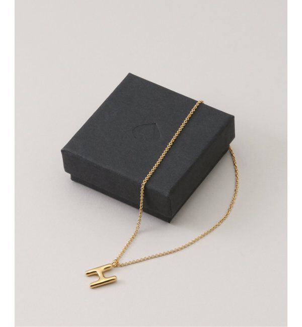 IENA「JOSEPHINE STUDIO/ジョセフィン・ストゥディオ LETER CHARM SMALL H ネックレス」|ネックレス|