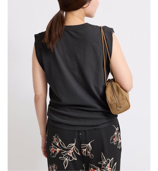 IENA「《追加》ATON/エイトン FRESCA SINGLE JERSEY ノースリーブ」|Tシャツ・カットソー|