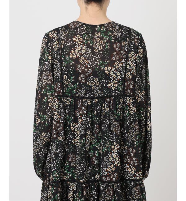 SLOBE IENA「《WEB限定/追加2》FLOWER PRINT ワンピース」|ワンピース|