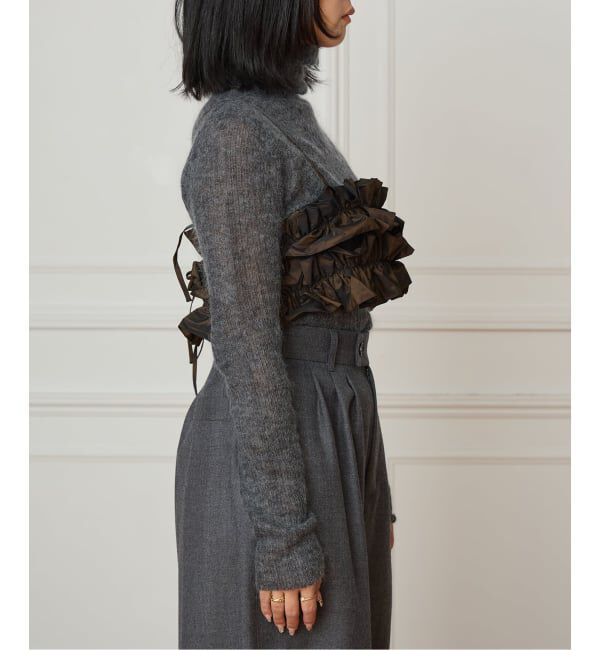 IENA LA BOUCLE「IENA LA BOUCLE タフタフリルビスチェ」|その他|