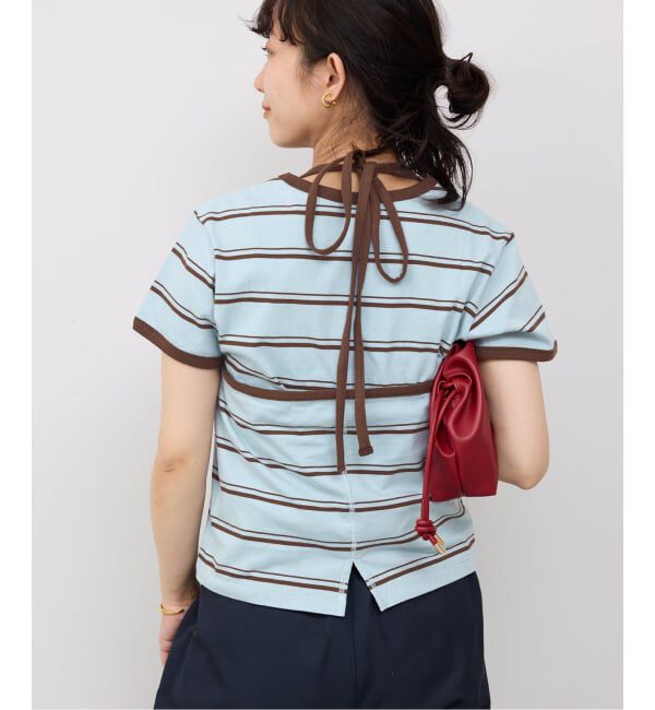 SLOBE IENA「《2枚セット》ホルターネックボーダーTセット」|Tシャツ・カットソー|