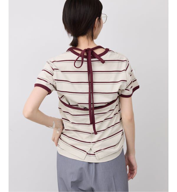 SLOBE IENA「《2枚セット》ホルターネックボーダーTセット」|Tシャツ・カットソー|