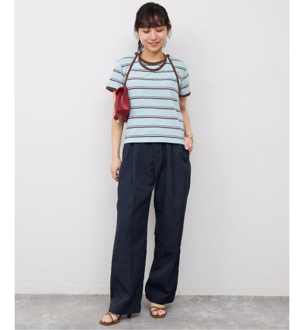 SLOBE IENA「《2枚セット》ホルターネックボーダーTセット」|Tシャツ・カットソー|