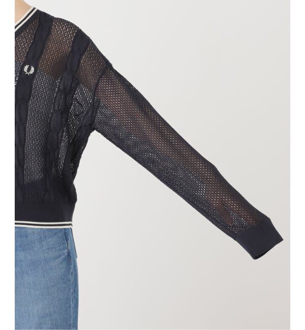 SLOBE IENA「FRED PERRY/フレッドペリー シアーラインニット K2127」|ニット・セーター|