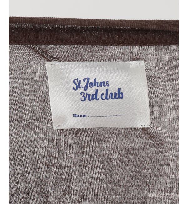 VERMEIL par iena「St.Johns 3rd club セントジョンズサードクラブ シアーLong-Tシャツ 0」|Tシャツ・カットソー|