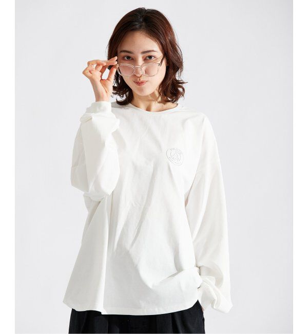 Paris Saint-Germain「【Paris Saint-Germain / パリ・サン＝ジェルマン】JP STAINLESS EMBLEM LS」|Tシャツ・カットソー|ホワイト