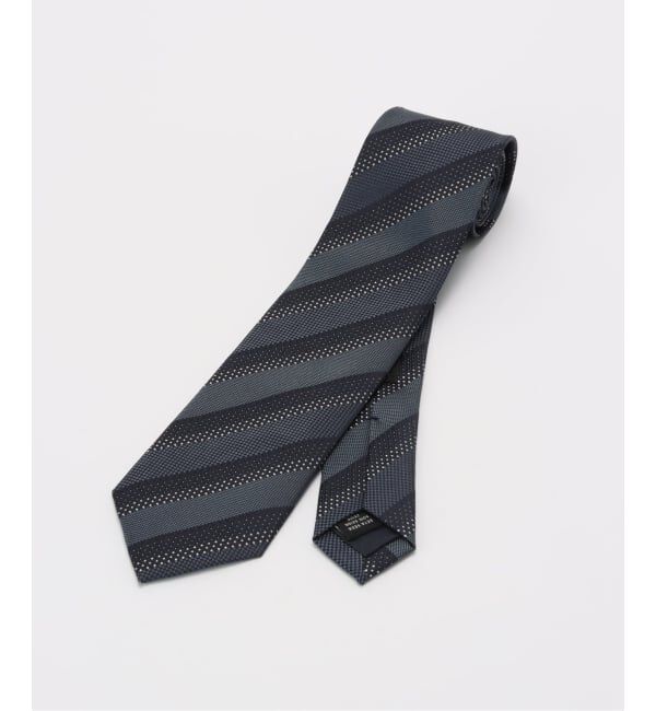 EDIFICE「Holliday & Brown(ホリデー & ブラウン) 別注 Smoke Blue タイ」|ネクタイ・蝶ネクタイ|