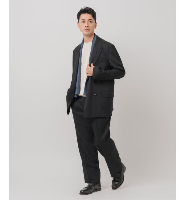 EDIFICE「E. SC-OFFLIMITS 2タック パンツ【セットアップ着用可能】」|スラックス|