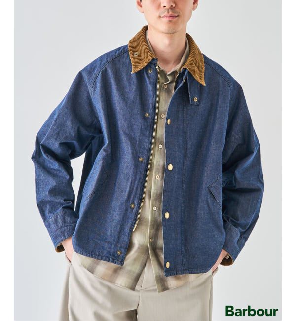 EDIFICE「Barbour (バブアー)  OS TRANSPORT/トランスポート DENIM CASUAL JACKET」|その他|ネイビー