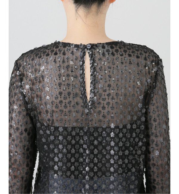 journal standard L'essage「【BAUM UND PFERDGARTEN/バウムウンドヘルガーデン】GLITTER FLOWERS BL：ブラウス」|シャツ・ブラウス|