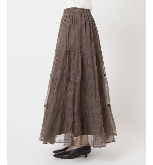 JOURNAL STANDARD relume「シアーチェックティアードイージースカート」|スカート|