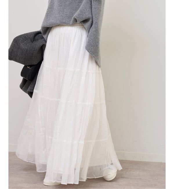 JOURNAL STANDARD relume「シアーチェックティアードイージースカート」|スカート|