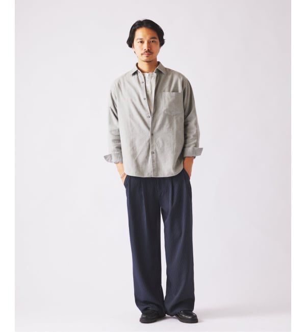 JOURNAL STANDARD relume「JAMES FABRIC / ジェームスファブリック ヘザーブラッシュ ネルシャツ」|シャツ・ブラウス|