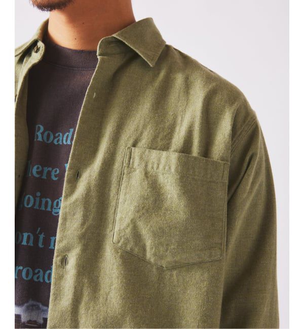 JOURNAL STANDARD relume「JAMES FABRIC / ジェームスファブリック ヘザーブラッシュ ネルシャツ」|シャツ・ブラウス|