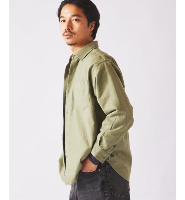 JOURNAL STANDARD relume「JAMES FABRIC / ジェームスファブリック ヘザーブラッシュ ネルシャツ」|シャツ・ブラウス|