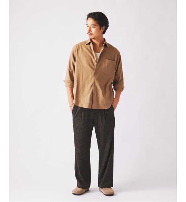 JOURNAL STANDARD relume「JAMES FABRIC / ジェームスファブリック ヘザーブラッシュ ネルシャツ」|シャツ・ブラウス|